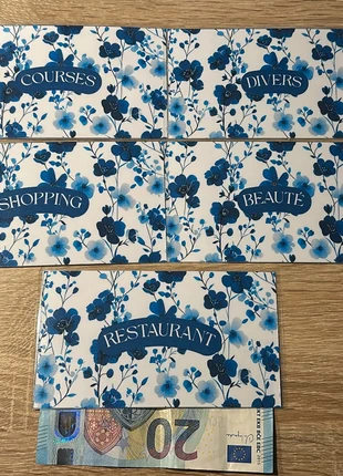 5 enveloppes budgétaires plastifiées, brand: Fait Main, condizioni: Nuovo con cartellino, €9.90, €11.10 include la Protezione acquisti Pro