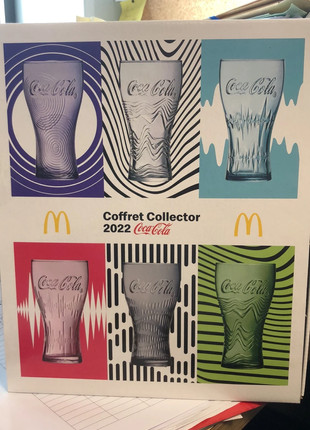 Verres Coca-Cola McDo 2022 (Coffret Collector)