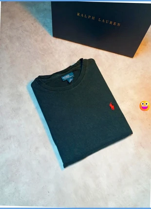 T-shirt Tee shirt Ralph Lauren vintage noir logo brodé rouge pour homme taille S, merk: Ralph Lauren, staat: Heel goed, maat: S, € 24,00, € 25,90 inclusief Kopersbescherming Pro