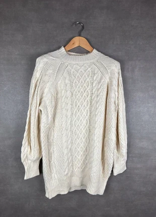 Pull torsadé écru en laine style irlandais vintage taille XL, marke: Vintage Dressing, zustand: Sehr gut, größe: XL / 42 / 14, 35,00 €, 37,45 € inklusive Vinted-Käuferschutz
