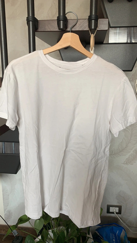 Maglia bianca semplice sales