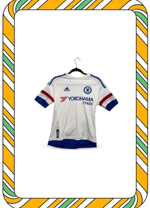 Maillot Chelsea FC – Extérieur blanc – Saison 2015 – Adidas Climacool – Taille 13-14 ans, marke: adidas, zustand: Sehr gut, größe: 14 Jahre / 164, 10,00 €, 11,20 € beinhaltet Vinted-Käuferschutz Pro