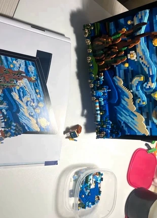 Tableau Van Gogh en briques de construction, marque: Van Gogh, état: Très bon état, taille: Taille unique, 35,00 €, 37,45 € Protection acheteurs incluse