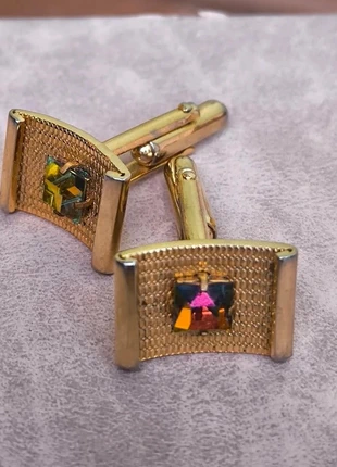 vintage manchetknopen boho chique multicolor (Ju42), merk: boho chique, staat: Heel goed, € 34,90, € 37,35 inclusief Kopersbescherming