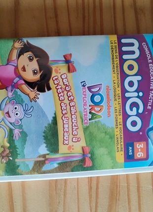 Jeu dora mobigo, merk: MobiGo, staat: Heel goed, maat: 3 jaar / 98 cm, € 2,00, € 2,80 inclusief Kopersbescherming
