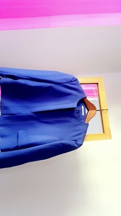 veste bleu classique camaieu 5
