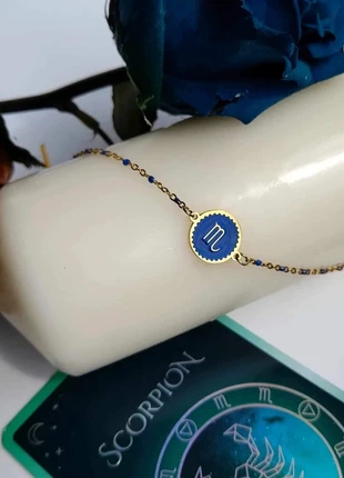 Bracelet Doré Signe Astrologique Scorpion, estado: Muy bueno, 7,60 €, 8,68 € Protección al comprador Pro incluida