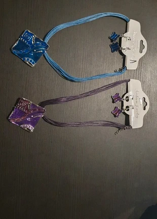 Parure boucle d'oreille plus collier, marque: Fashion Jewelry, état: Très bon état, 2,50 €, 3,33 € Protection acheteurs incluse