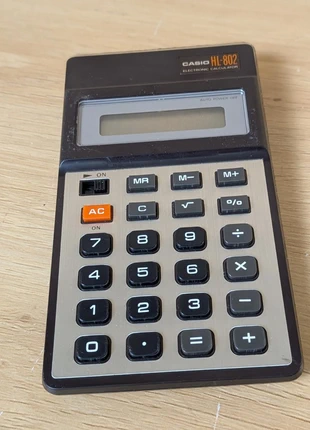 * Vintage Casio HL-802 Electronic Calculator Working Pre Owned, brand: CASIO, condition: Good, £6.00, £7.00 includes Buyer Protection
