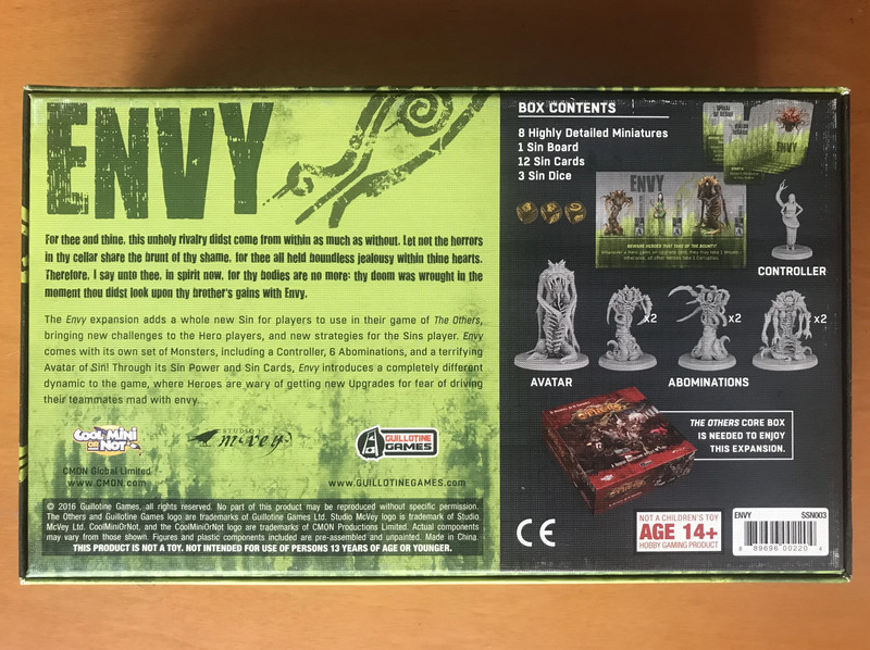 The Others: Envy Expansion Espansione - CMON - Sleeved cards - Carte imbustate 2