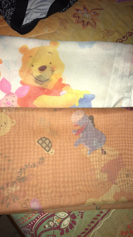 Coppia di tende per cameretta con Winnie the Pooh