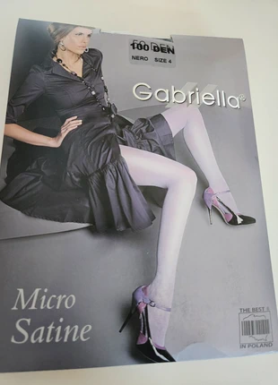 Gabriella Crosatine 100den Rajstopy Calze Nero Size 4, marque: Gabriella, état: Neuf sans étiquette, taille: Autre, 6,00 €, 7,00 € Protection acheteurs (Pro) incluse