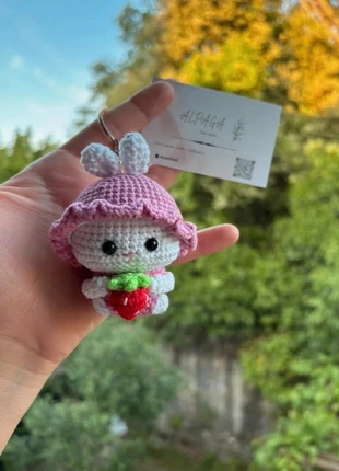 Porte clé lapin fait main au crochet, marque: Clé, état: Très bon état, taille: Taille unique, 12,50 €, 13,83 € Protection acheteurs incluse