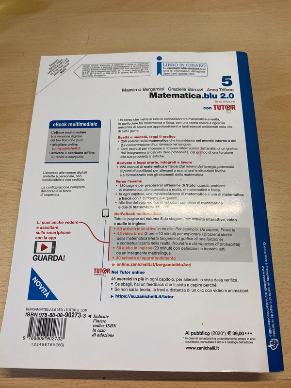 Matematica.blu 2.0 - T.blu