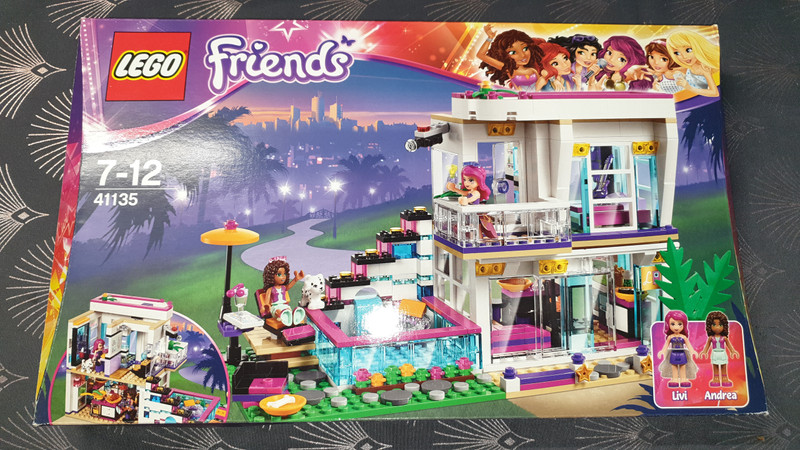 Lego friends 41135 la maison de la popstar livi - Lego