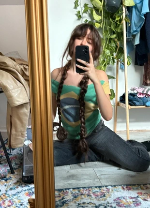 TEE shirt top épaules dénudées Brasil Urban Outfitters 2025, brand: Urban Outfitters, condizioni: Ottime, taglia: XS / IT 38 / EU 34, €5.00, €5.95 include la Protezione acquisti