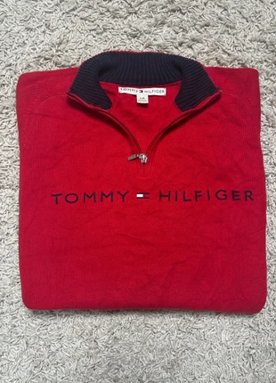Pull Camionneur 1/4 Zip Tommy Hilfiger Homme taille L Logo brodé, marke: Tommy Hilfiger, zustand: Neu, größe: L, 24,99 €, 26,94 € inklusive Vinted-Käuferschutz