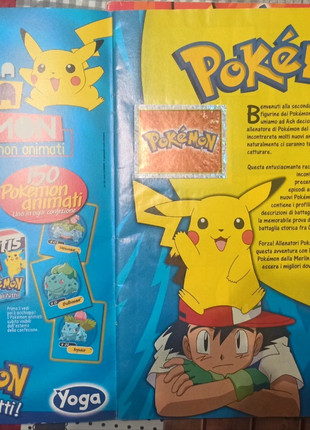 Album pokemon serie 2 Merlin completo con poster - Collezionismo