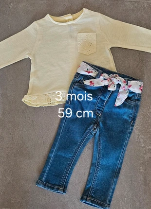 Ensemble bébé fille 3 mois, brand: Tape à l'œil, condition: Very good, size: 3-6 months / 62 cm, €4.00, €4.90 includes Buyer Protection