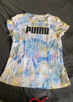 Puma tie dye shirt, merk: Puma, staat: Heel goed, maat: L / 40 / 12, € 2,50, € 3,33 inclusief Kopersbescherming