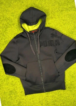 PUMA – Sweat à capuche zippé logo brodé – Taille S, merk: Puma, staat: Heel goed, maat: S, € 18,00, € 19,60 inclusief Kopersbescherming