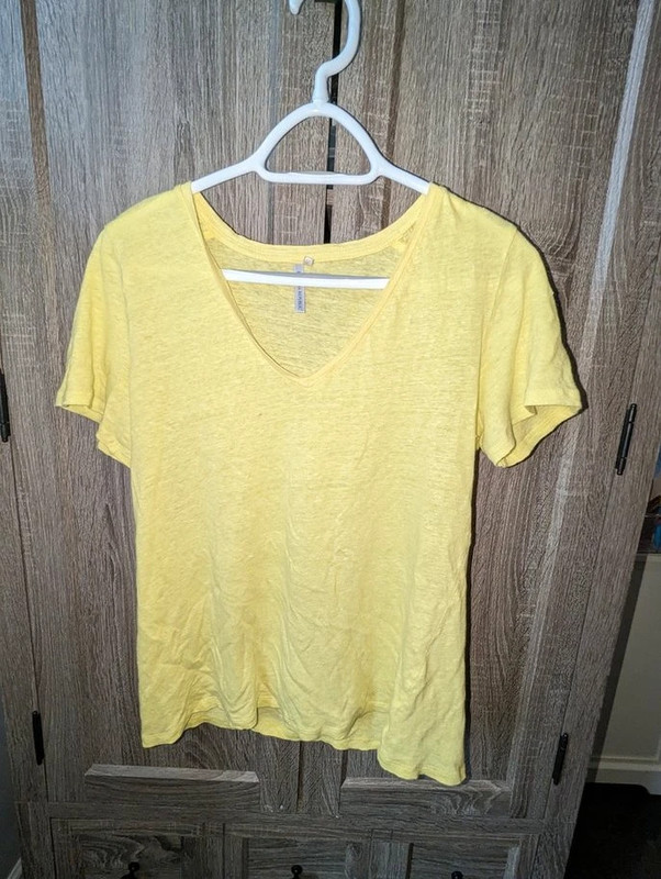 Banana Republic Solid Short Sleeve The Signature Tee T-shirt Top Shirt Large 1