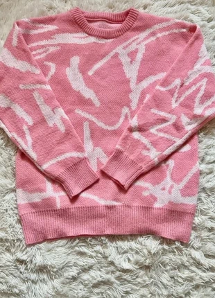 Pull Oversize Design Signature - Taille M - Retro Sweater Streetwear Vintage 90s Overfit Y2K, marque: Aesthetic, état: Très bon état, taille: M, 35,00 €, 37,45 € Protection acheteurs incluse