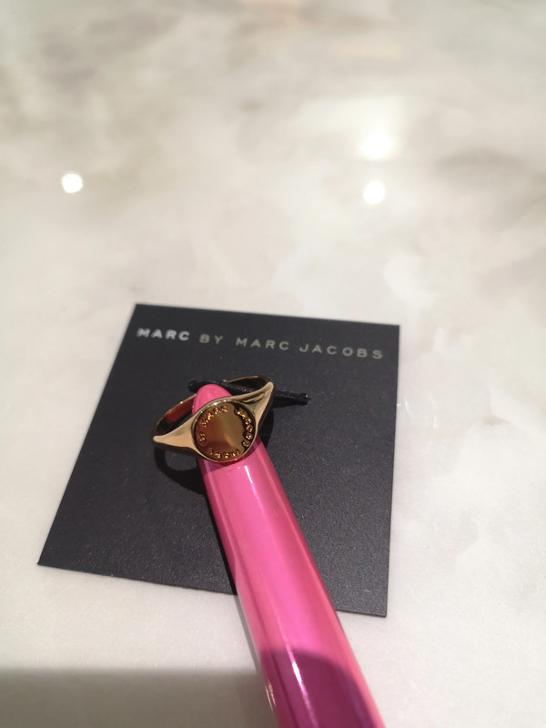 Bague Marc by Marc Jacobs or rose T55 4