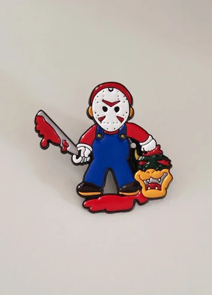 Pin's Mario Halloween (Jason), marque: Super Mario, état: Neuf sans étiquette, 2,49 €, 3,31 € Protection acheteurs incluse