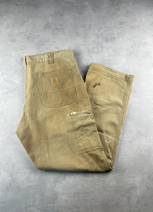 Pantalon carhartt workwear baggy beige vintage - Taille 34x30, marca: Carhartt, estado: Muito bom, tamanho: PT 44 | W34, €19.00, €20.65 inclui Proteção do Comprador Pro