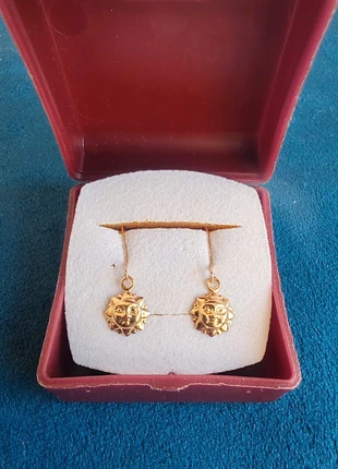 Or vintage - Boucles d'oreilles Soleil en Or 18 carats 🌞🌟, brand: or vintage, condition: New without tags, €150.00, €158.20 includes Buyer Protection