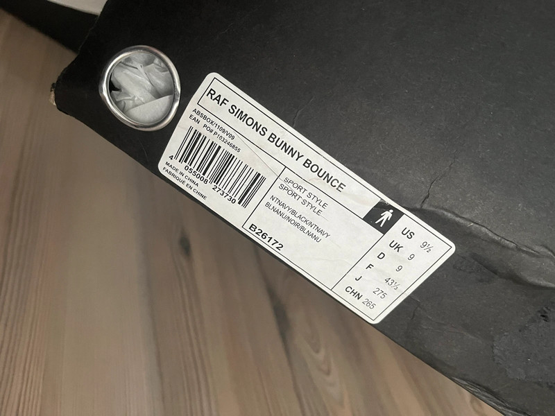 Adidas raf simons noir clearance