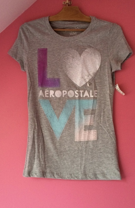 Tee-shirt gris Aeropostale