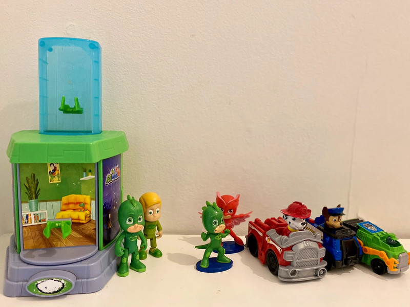 PJ Masks/Paw Patrol bundle including PJ Masks Transformation Greg/Gecko