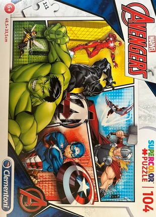 Puzzle 104 Marvel Avengers 6+. Nuevo. , merk: Marvel, staat: Nieuw zonder prijskaartje, € 5,80, € 6,79 inclusief Kopersbescherming