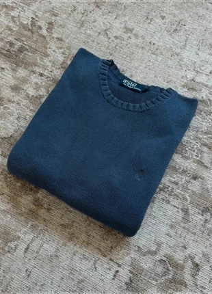 Pull Ralph Lauren bleu col rond bleu logo brodé bleu taille L homme, marque: Ralph Lauren, état: Très bon état, taille: L, 29,00 €, 31,15 € Protection acheteurs incluse