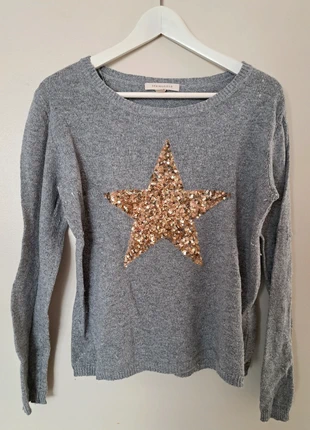 Pull Springfield étoile sequin, brand: Springfield, condition: Good, size: M / 38 / 10, €1.00, €1.75 includes Buyer Protection
