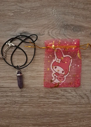 Amethyst necklace x My Melodie, brand: Fairy, condizioni: Nuovo con cartellino, €5.00, €5.95 include la Protezione acquisti