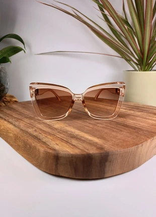 Lunettes de soleil marron transparente vintage oversize papillons y2k, marke: Vintage Dressing, zustand: Neu, 14,90 €, 16,35 € beinhaltet Vinted-Käuferschutz Pro