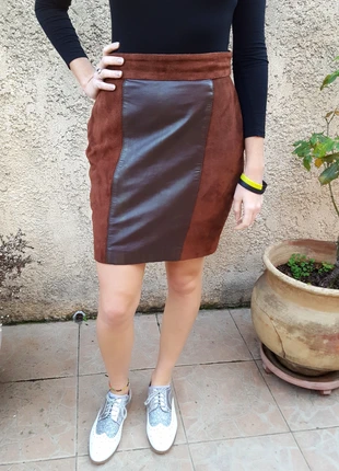 Jupe crayon vintage 100% cuir neuve taille 38, marque: Vintage, état: Neuf sans étiquette, taille: M / 38 / 10, 18,00 €, 19,60 € Protection acheteurs incluse