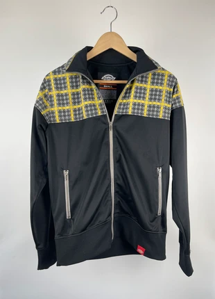 Dickies – Veste zippée noire à motif carreaux jaunes et gris, marque: Dickies, état: Très bon état, taille: S, 19,00 €, 20,65 € Protection acheteurs incluse