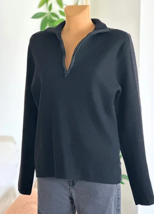 Maglione con zip in lana merino nero Banana Republic, marke: Banana Republic, zustand: Sehr gut, größe: M / 38 / 10, 36,00 €, 38,50 € inklusive Vinted-Käuferschutz