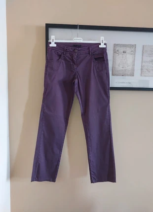 Pantaloni viola, color vinaccia / prugna /melanzana, taglia XS, Sisley, marque: Vintage Dressing, état: Très bon état, taille: XS / 34 / 6, 10,00 €, 11,20 € Protection acheteurs incluse