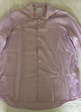 camisa lilás, marca: Zara, estado: Muito bom, tamanho: XL, €5.00, €5.95 inclui Proteção do Comprador