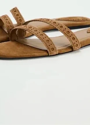 Zara Flat suede sandals 8 US, 39 EU, brand: Zara, condition: New with tags, size: 6, £45.30, £48.27 includes Buyer Protection