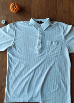 Polo blanc Gabicci, marca: Gabicci, estado: Muito bom, tamanho: L, €10.00, €11.20 inclui Proteção do Comprador