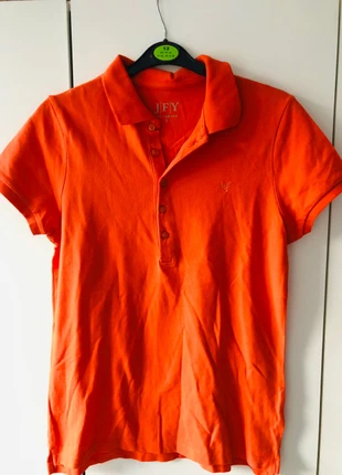 Orangefarbenes Poloshirt , marque: JFY, état: Neuf sans étiquette, taille: S / 36 / 8, 5,00 €, 5,95 € Protection acheteurs incluse