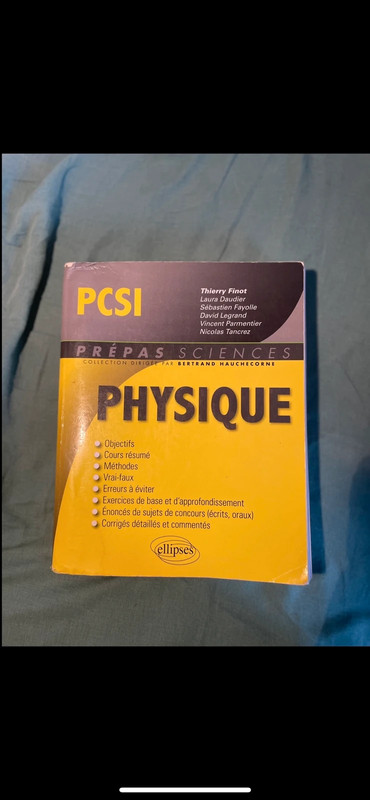 Livre PCSI 1