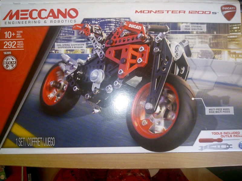 Meccano, Ducati Monster 1200 S : : Jeux et Jouets