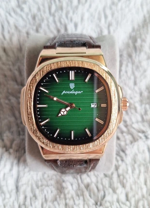 Montre a quartz Poedagar bracelet en cuir, marca: Poedagar, estado: Nuevo sin etiquetas, tamaño: 43–46 mm, 30,00 €, 32,20 € Protección al comprador incluida